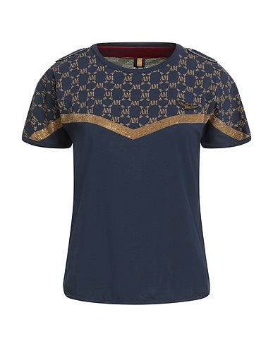 AERONAUTICA MILITARE T-shirt Navy 94% Cotton, 6% Elastane