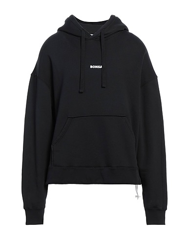 BONSAI Hooded track jacket  Black 100% Cotton