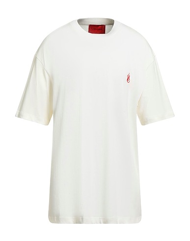 VISION OF SUPER T-shirt Panna 100% Cotone