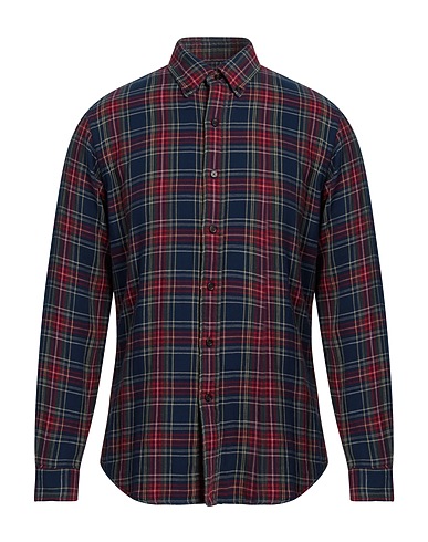 POLO RALPH LAUREN Checked shirt Navy 100% Cotton