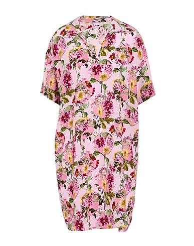 MIKI THUMB Vestito corto Rosa 100% Seta