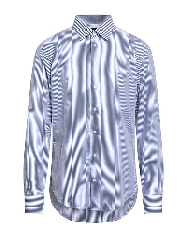 EMPORIO ARMANI Striped shirt Blue 100% Cotton