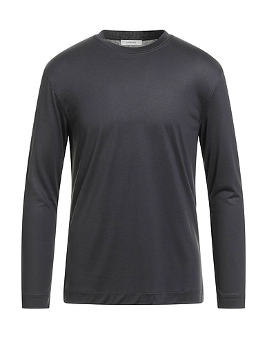 LEMAIRE T-shirt Antracite 100% Seta