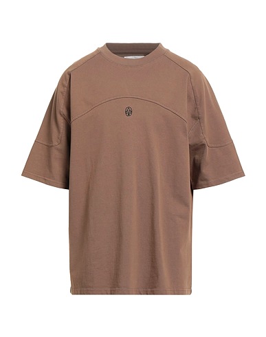 UNTITLED ARTWORKS T-shirt Marrone 100% Cotone