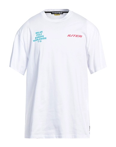 IUTER T-shirt Bianco 100% Cotone