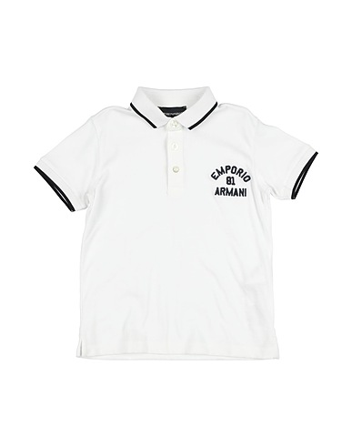 EMPORIO ARMANI Polo Blanco 100% Algodón