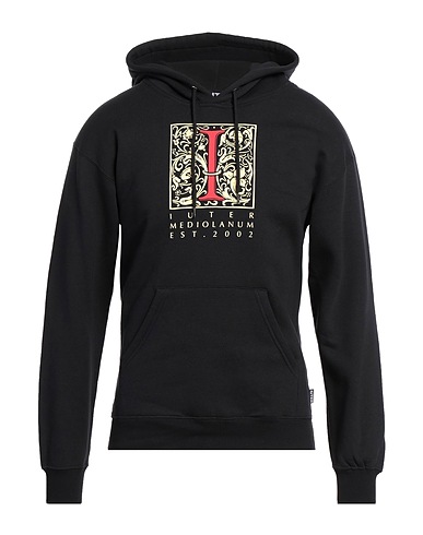 IUTER Hoodie Schwarz 100% Baumwolle