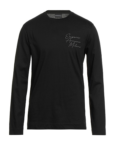 EMPORIO ARMANI T-shirt Black 100% Cotton