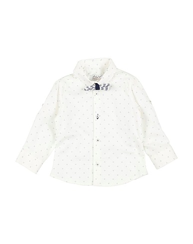 ALV by ALVIERO MARTINI Camicia fantasia Bianco 100% Cotone