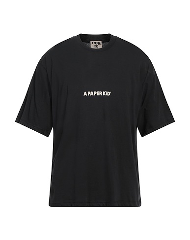 A PAPER KID T-shirt Black 100% Cotton