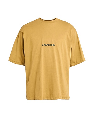 A PAPER KID T-shirt Khaki 100% Cotone