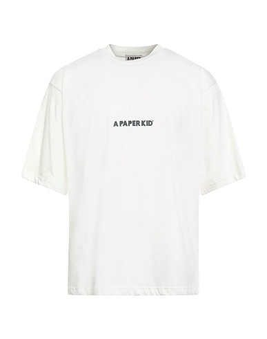 A PAPER KID T-shirt Blanc cassé 100% Coton