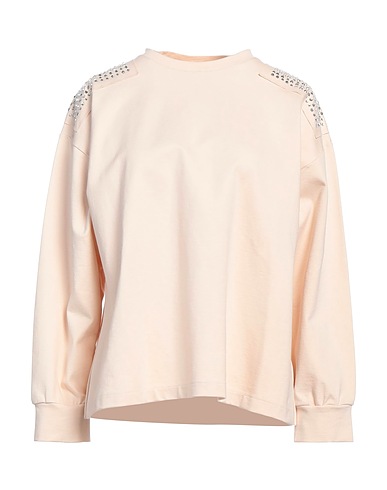 MARIUCCIA Sweatshirt Cream 70% Viscose, 25% Polyamide, 5% Elastane