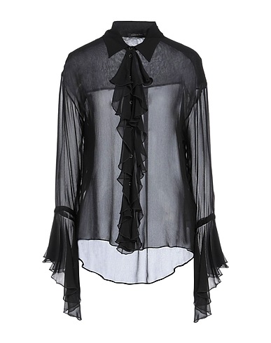 PATRIZIA PEPE Solid colour shirts & blouses Black 100% Viscose