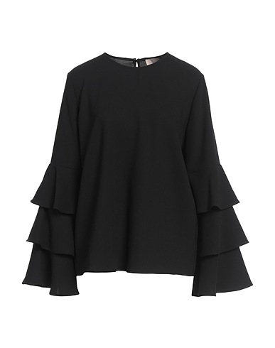 LIU •JO Top Nero 100% Poliestere