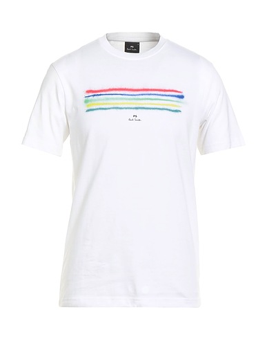 PS PAUL SMITH T-shirt Blanc 100% Coton biologique