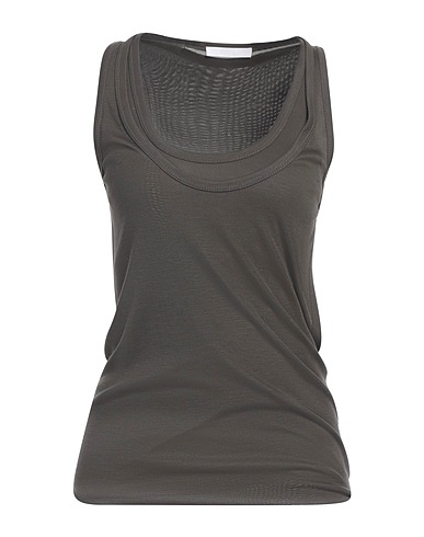 HELMUT LANG Canotta Verde scuro 100% Lyocell