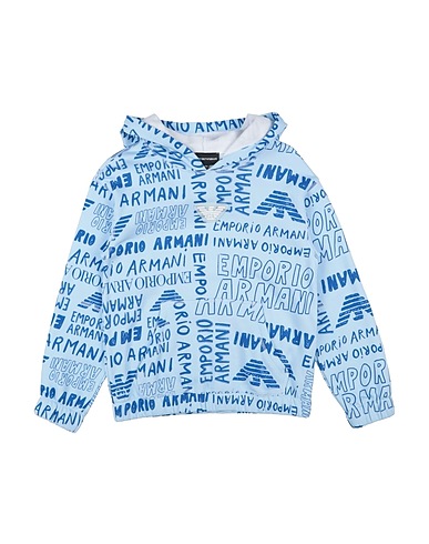 EMPORIO ARMANI Sweatshirt Sky blue 100% Cotton