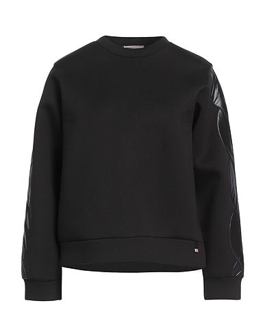 HERNO Sweatshirt RESORT Black 60% Polyester, 40% Cotton, Polyamide, Viscose