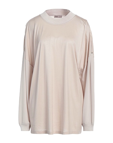 HERNO T-shirt RESORT Beige 100% Nylon, Polyester, Virgin Wool, Cotton, Viscose