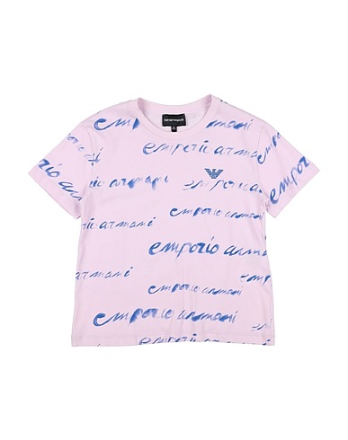 EMPORIO ARMANI T-shirt Lilac 100% Cotton