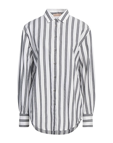 PUROTATTO Gestreiftes Hemd 100% Baumwolle