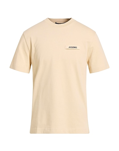JACQUEMUS T-shirt Beige 100% Organic cotton