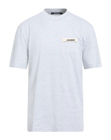 JACQUEMUS T-shirt Light grey 100% Organic cotton