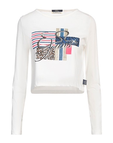YES ZEE by ESSENZA Crop top White 100% Cotton