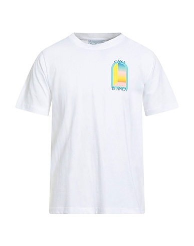 CASABLANCA T-shirt Blanc 100% Coton biologique