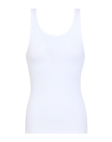 MAJESTIC FILATURES Vest Ivory 94% Viscose, 6% Elastane