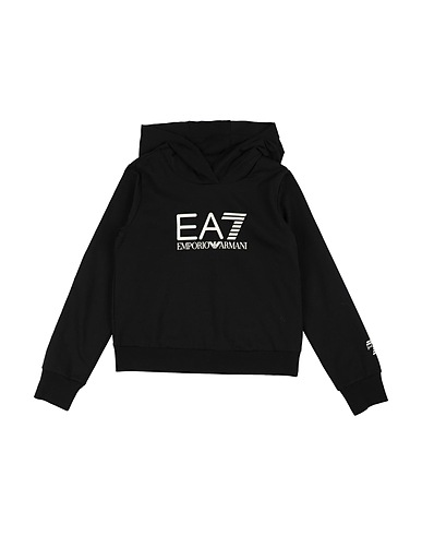 EA7 Sweatshirt Black 95% Cotton, 5% Elastane