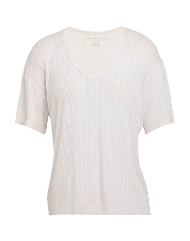 MAJESTIC FILATURES T-shirt Off white 100% Lyocell
