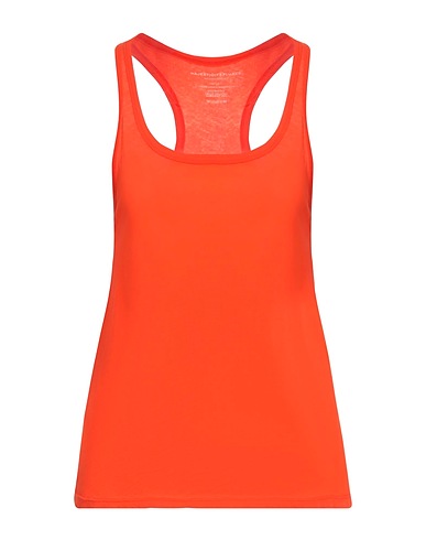 MAJESTIC FILATURES Tank top Orange 100% Organic cotton