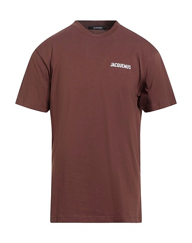 JACQUEMUS Basic T-shirt Chocolate brown 100% Organic cotton