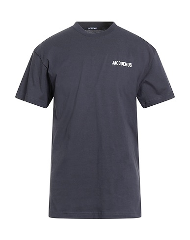 JACQUEMUS Basic T-shirt Midnight blue 100% Organic cotton