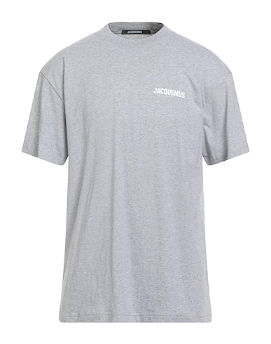 JACQUEMUS Camiseta básica Gris perla 100% Algodón orgánico