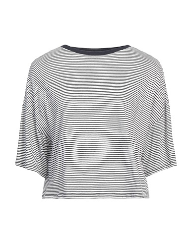 MAJESTIC FILATURES Crop top Navy blue 100% Organic cotton