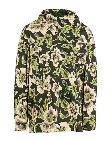 KENZO Jacket Dark green 100% Cotton