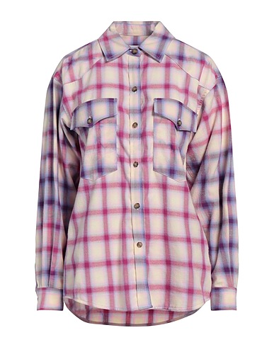 MARANT ÉTOILE Checked shirt Fuchsia 100% Cotton