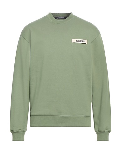 JACQUEMUS Sweatshirt Light green 100% Organic cotton