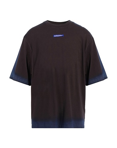 A-COLD-WALL* Basic T-Shirt Dark brown 100% Cotton, Elastane