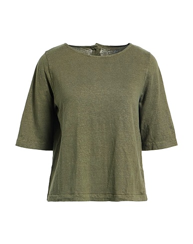 MAJESTIC FILATURES Basic T-Shirt 94% Linen, 6% Elastane