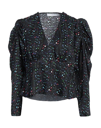 IRO Top Black 68% Viscose, 32% Silk