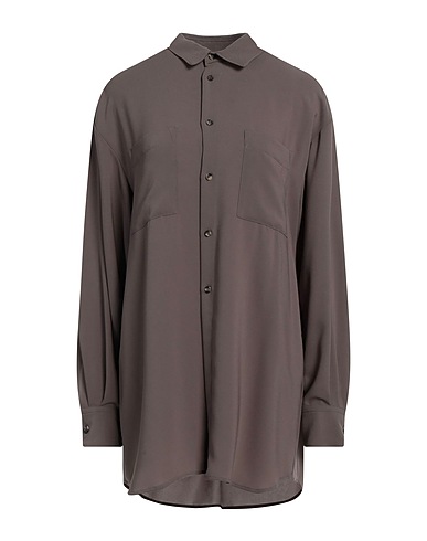 PHILOSOPHY di LORENZO SERAFINI Solid colour shirts & blouses KHAKI 73% Triacetate, 27% Polyester