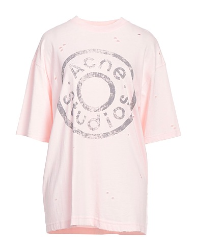 ACNE STUDIOS T-Shirt Hellrosa 75% Baumwolle, 25% Polyester