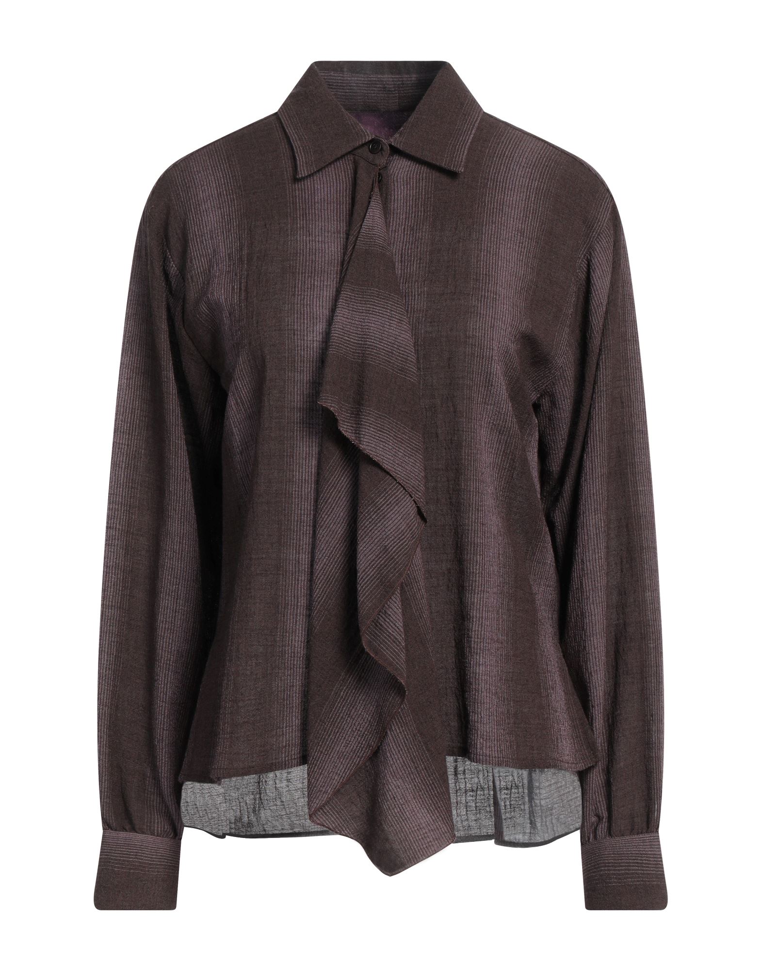 KAOS Shirts | Navy Women's Solid Color Shirts & Blouses | YOOX