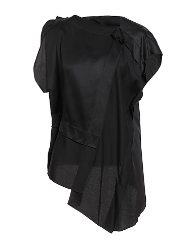 MM6 MAISON MARGIELA Top Black 100% Viscose