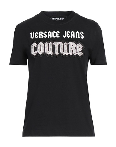 VERSACE JEANS COUTURE T-shirt Black 100% Cotton