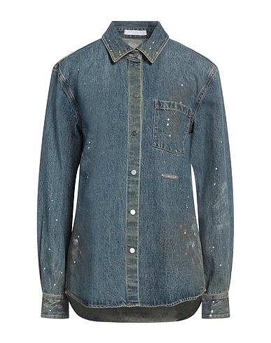 HELMUT LANG Denim shirt Blue 100% Cotton